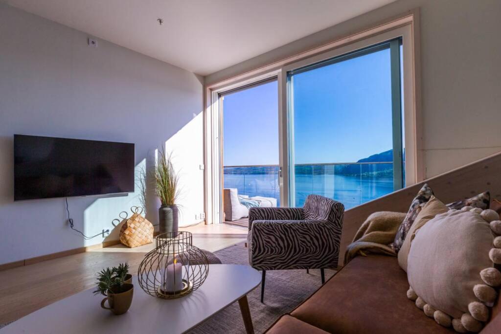 Mjossuite With Lovely View Sjusjøen Exteriör bild