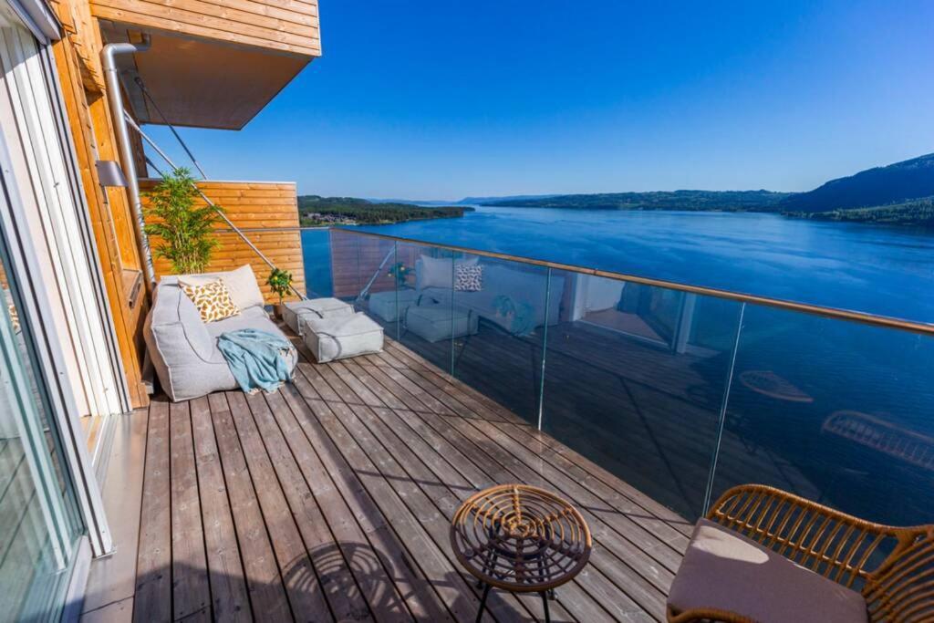 Mjossuite With Lovely View Sjusjøen Exteriör bild