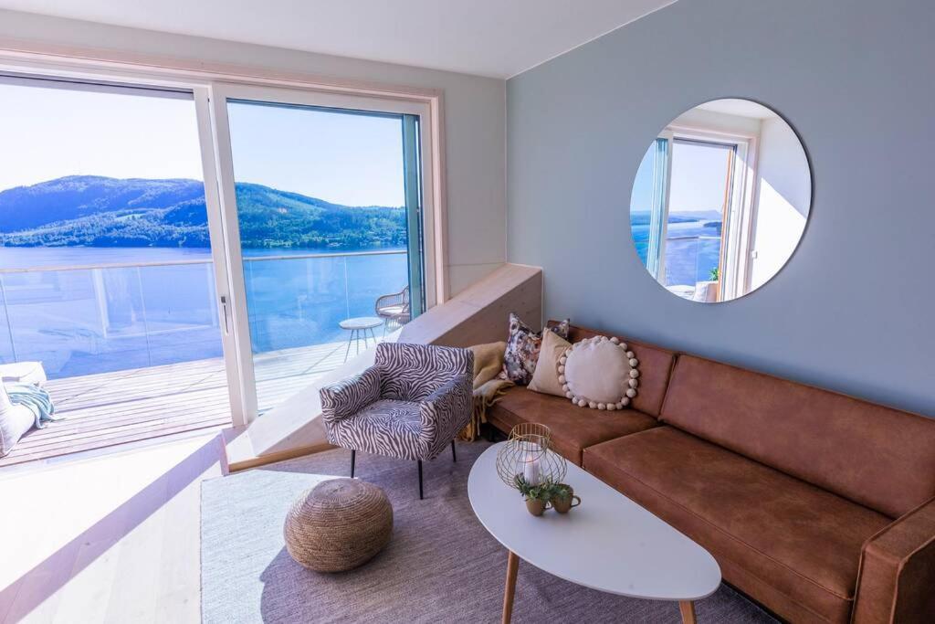 Mjossuite With Lovely View Sjusjøen Exteriör bild